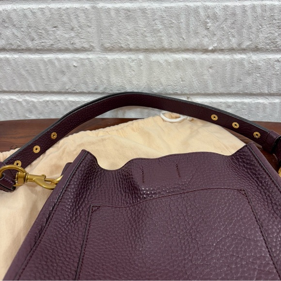 Rebecca Minkoff Darren Shoulder Bag Malbec Dust Bag - Picture 10 of 14